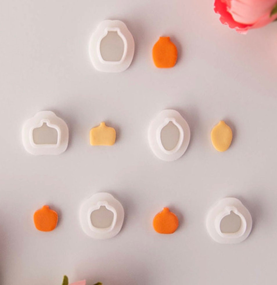 Mini Vase Themed Polymer Clay Cutter Set