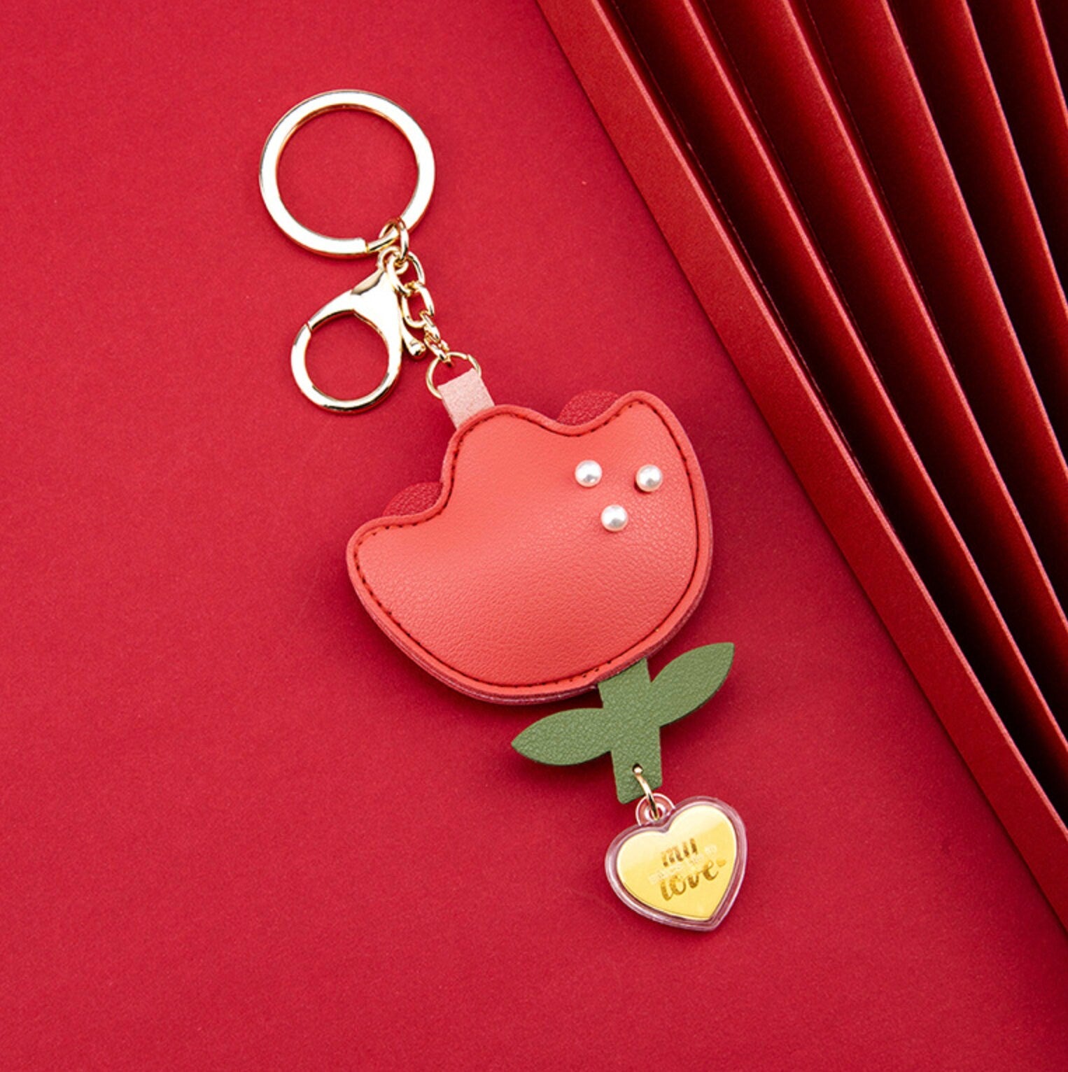 7CM Flower Themed AirTag, Key Fob Case