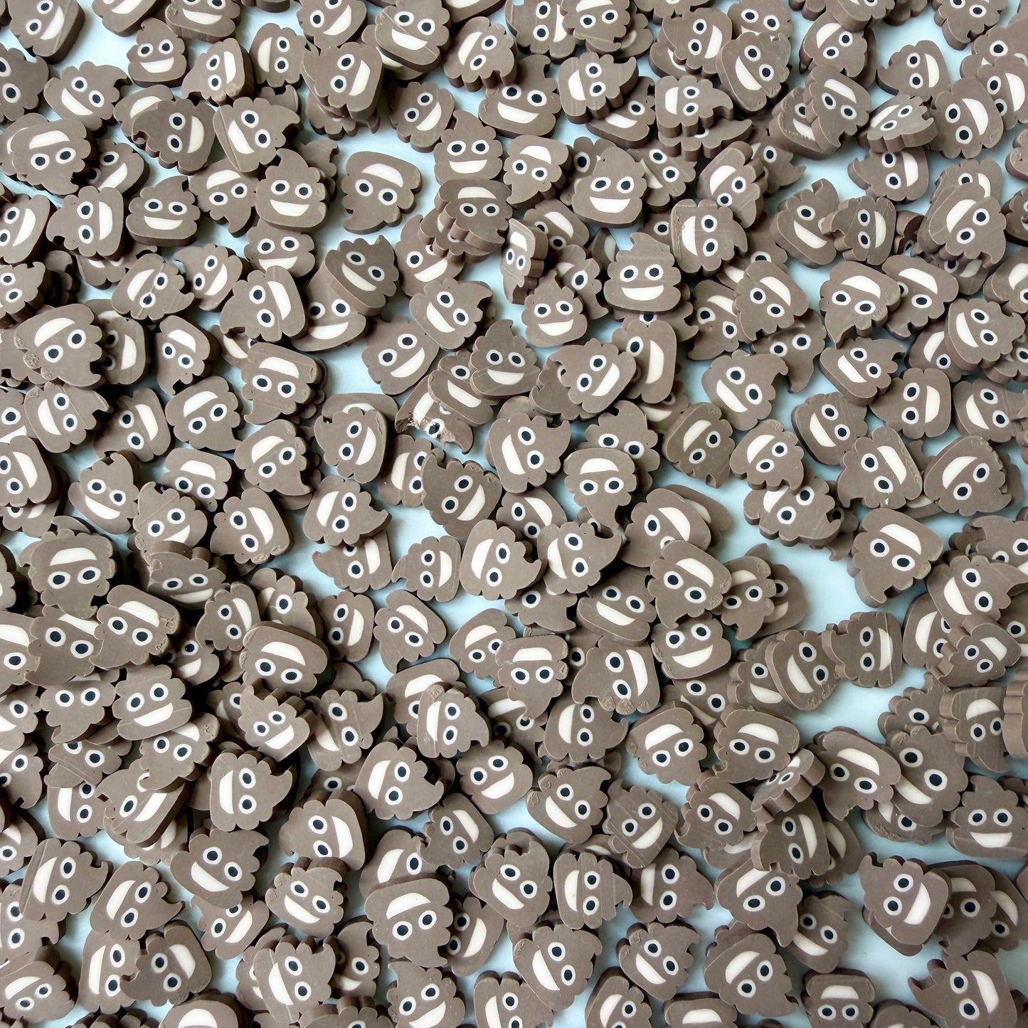 10MM Happy Poop Polymer Clay Sprinkle (NOT EDIBLE) D52-29