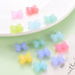 Chunky 11MM x 15MM Light Pastel Jelly Themed Bow Tie Acrylic Beads