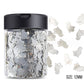 12MM Silver Ghost, Halloween Themed Glitter Confetti Pieces (5G/10G)