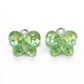 14MM Resin Butterfly Charms with Encased Dot Sequins