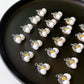 15mm x 16mm Broken Egg, Food Themed Resin Charms