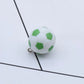 20MM Cute Soccer Ball Sport Charm with Silver Eye Pin