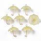 22MM Ombre Yellow, Green, Purple and Blue Umbrella Resin Charm