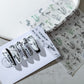 2D Bamboo, Chinese Calligraphy Themed  Nail Art Stickers (TS-1538)