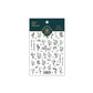 2D Bamboo, Chinese Calligraphy Themed  Nail Art Stickers (TS-1538)