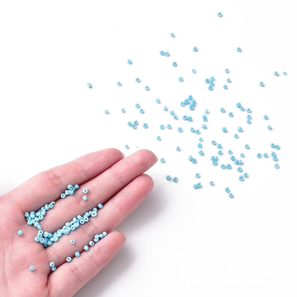 2MM Blue 12/0 Glass Seed Beads (A010-44)