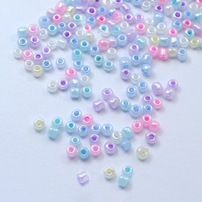 2MM Pastel Macaron Mix Glass Seed Beads (R006)