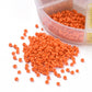 2MM Orange Yellow Autumn Theme 12/0 Glass Seed Beads Set (3960 pieces)