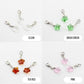 32MM x 13MM Crystal Star with Lobster Clasp Charm