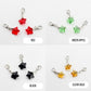 32MM x 13MM Crystal Star with Lobster Clasp Charm