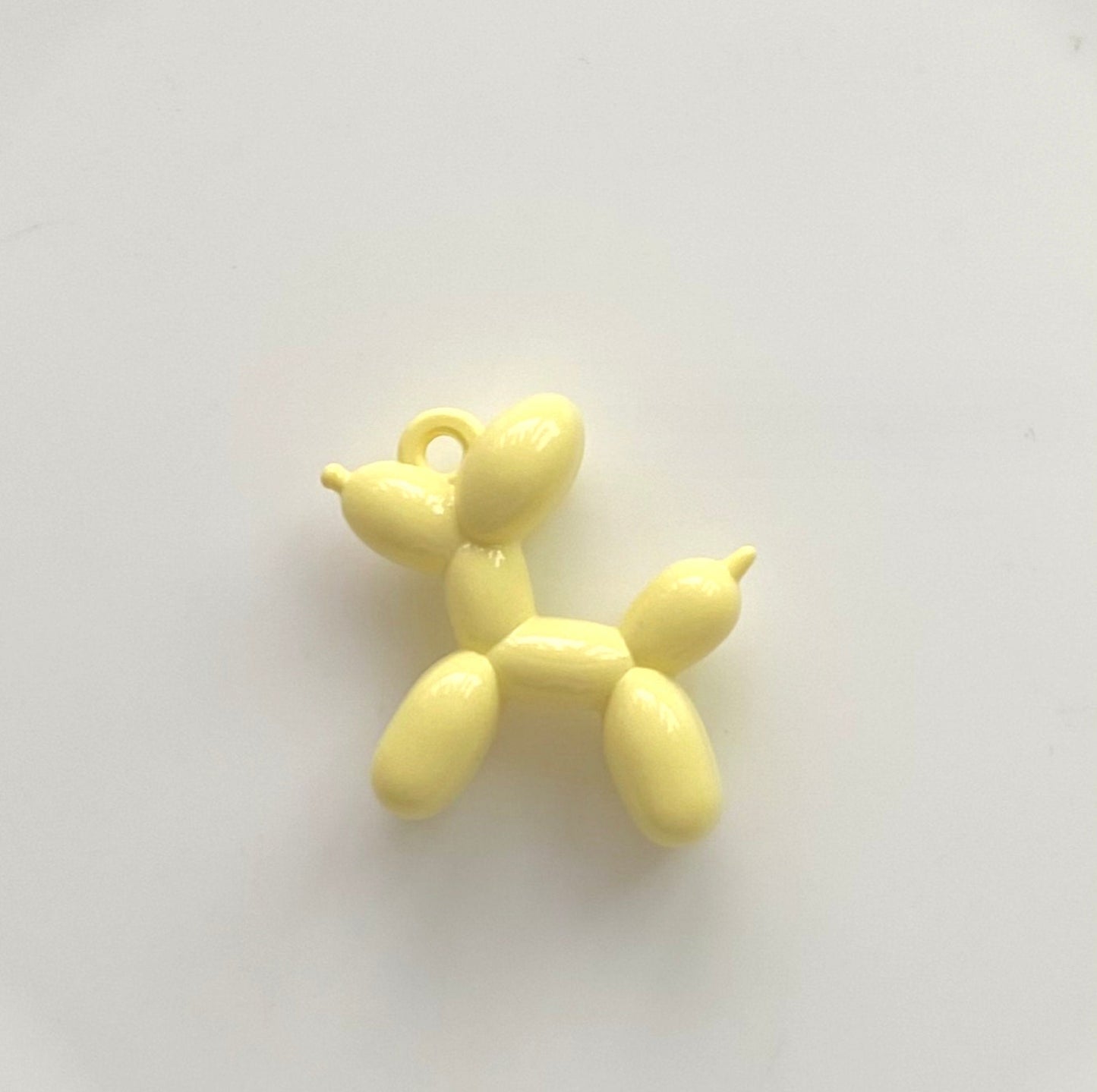 3CM Cute Pastel Puffy Balloon Dog Resin Charm