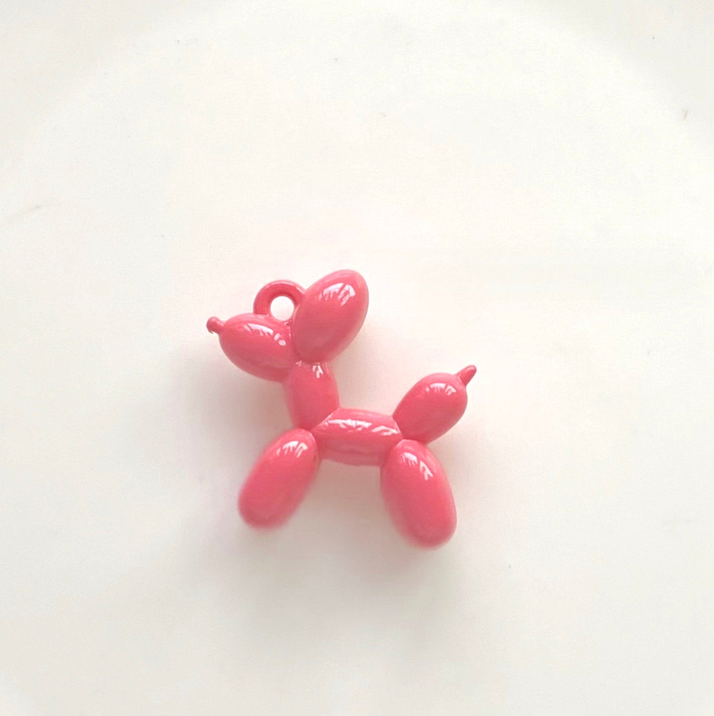 3CM Cute Pastel Puffy Balloon Dog Resin Charm