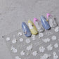 3D Camellia Flower  Nail Art Stickers