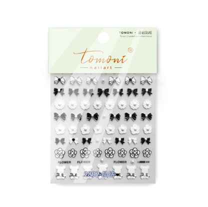 3D Camellia Flower  Nail Art Stickers