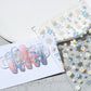 3D Pink and Blue Flower Power, Flower Field  Nail Art Stickers (TS-1411)