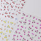 3D Rhinestone Cherry, Fruit Themed Nail Art Stickers (red, pink or yellow)