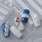 3D TENSOR White Lace Themed Nail Art Stickers (TS-867, TS-868)