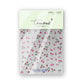 3D Rhinestone Cherry, Fruit Themed Nail Art Stickers (red, pink or yellow)