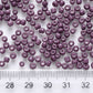 3MM Dusty Purple 8/0 Glass Seed Beads (S036-18)