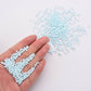 3MM Frosted Light Sky Blue 8/0 Glass Seed Beads (S048-015)