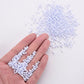 3MM Frosted Lavender 8/0 Glass Seed Beads (S048-001)
