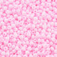 3MM Frosted Pearl Pink 8/0 Glass Seed Beads (S048-003)