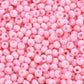3MM Frosted Pink 8/0 Glass Seed Beads (S048-005)