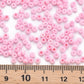 3MM Frosted Pink 8/0 Glass Seed Beads (S048-005)