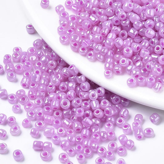 3MM Light Violet 8/0 Glass Seed Beads (US0003-151)