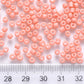 3MM Light Salmon 8/0 Glass Seed Beads (S036-17)