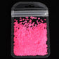 3MM Neon Solid Butterfly Glitter (2G Bag)