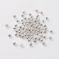 3MM/4MM/5MM Silver Round Iron Spacer Beads