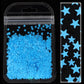 3MM/4MM Neon Solid Star Glitter (2G Bag)