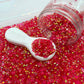 4MM/6MM Dark Rose Pink AB Rhinestones, Non-Hotfix, Flatback Rhinestone