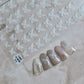 Cute Butterfly (White,Black,Blue) Theme Nail Art Stickers (to674, to675, to676)