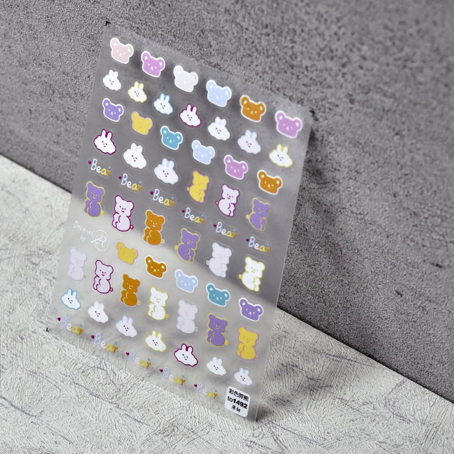 5D Cute Spring Day Themed Nail Art Stickers (to1488, to1490, to1492, to1494)