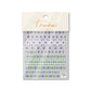 Plaid Pattern Piece Themed Nail Art Sticker (to918, to919, to920, to921, to922)