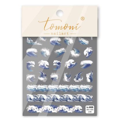 5D Seashell Ocean Themed Nail Art Sticker (ta055,ta060,ta061,ta062,ta063)