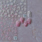 5D Roses, Flower Themed Nail Art Stickers  (to1569, to1570, to1571)