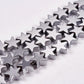 6mm Black Star Hematite bead