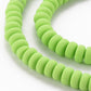 6MM Light Green Polymer Clay Bead Strands