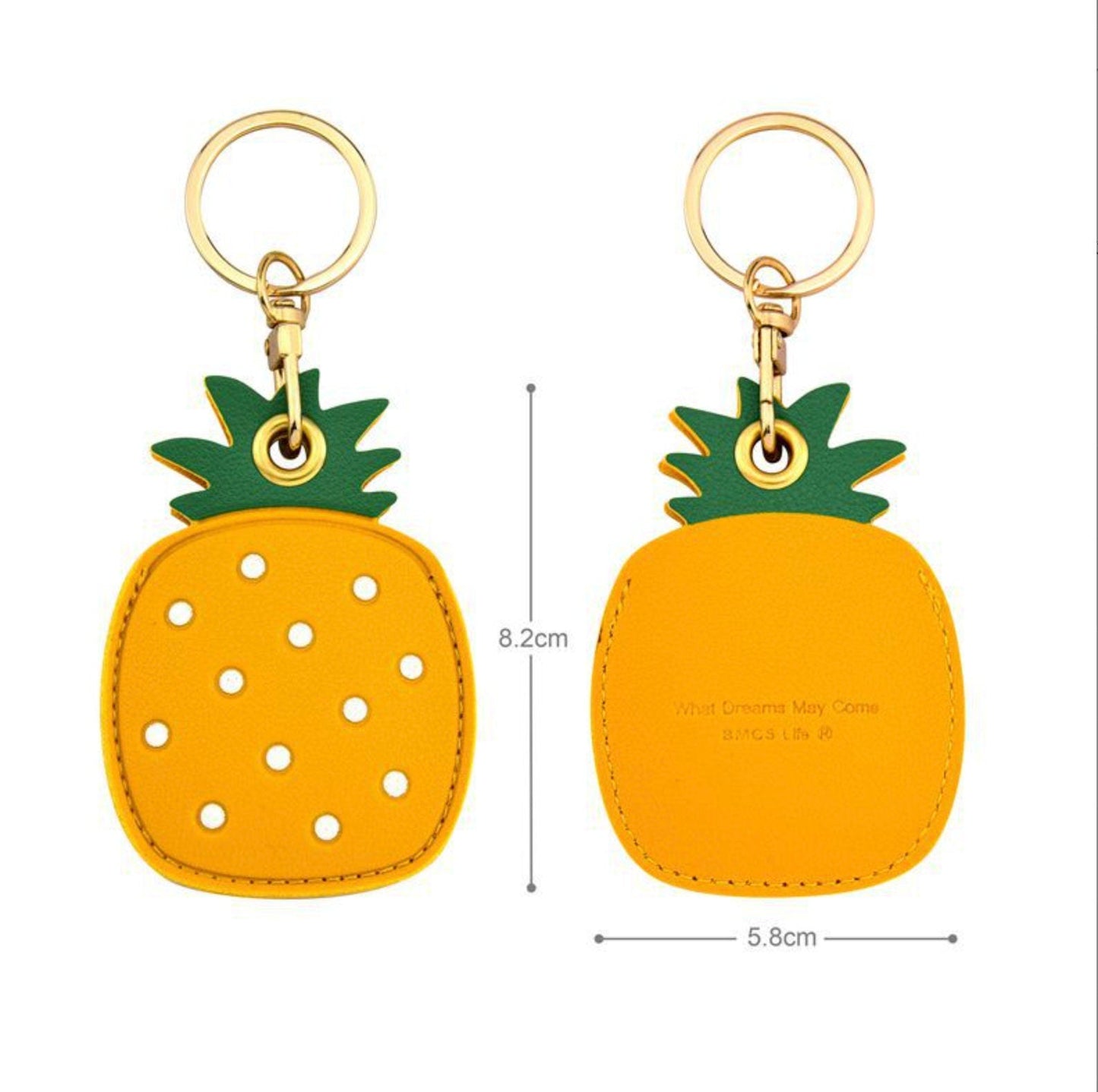 7.5CM Animal and Fruit Themed AirTag, Key Fob Case