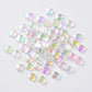 8MM Clear White Transparent Acrylic Spacer Beads