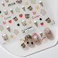 Bubble Tea Lover, Boba Themed Nail Art Stickers (TS-2249 , TS-2250)