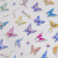 Butterfly Skies Themed Nail Art Stickers (to3188, to3189, to3190)