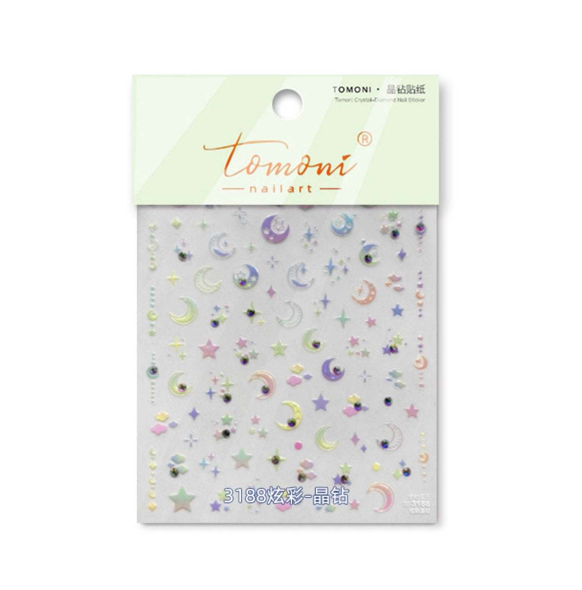 Butterfly Skies Themed Nail Art Stickers (to3188, to3189, to3190)