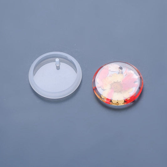 Circle Tag Charm Reusable Silicone Mold