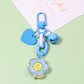 Cute Acrylic Chain Link, Animal and Flower Themed Keychain, Key ring